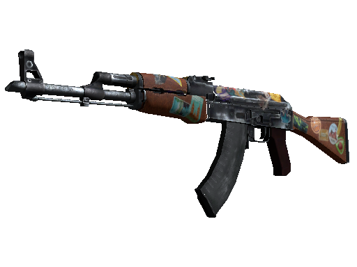 AK-47 | Jet Set (Well-Worn) - Classified - Weapon - from The Baggage Collection