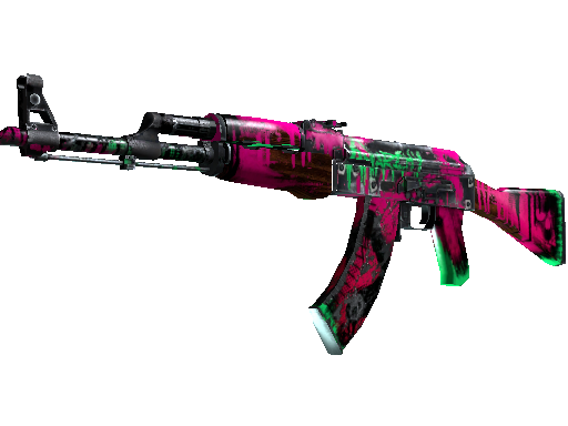 AK-47 | Neon Revolution (Battle-Scarred) - Covert - Weapon - from The Gamma 2 Collection