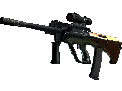 AUG | Amber Fade (Field-Tested) - Mil-Spec - Weapon - from The 2021 Train Collection