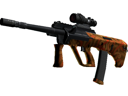 AUG | Flame Jörmungandr (Factory New) - Restricted - Weapon - from The Norse Collection