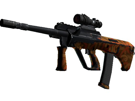 AUG | Flame Jörmungandr (Field-Tested) - Restricted - Weapon - from The Norse Collection