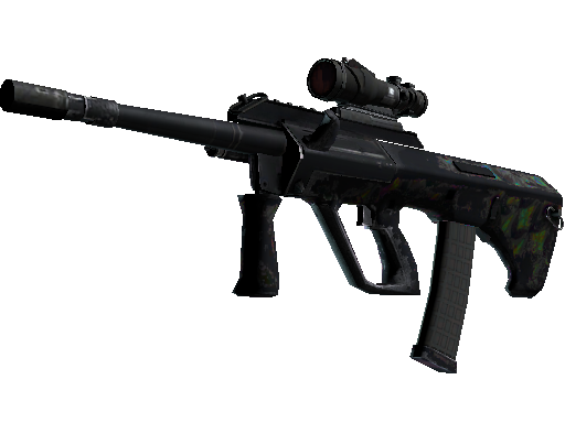 AUG | Midnight Lily (Battle-Scarred) - Restricted - Weapon - from The St. Marc Collection