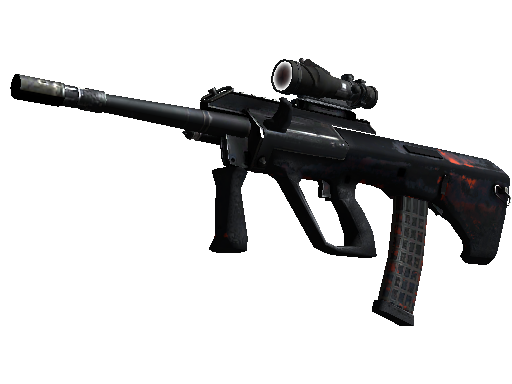 AUG | Radiation Hazard (Battle-Scarred) - Industrial Grade - Weapon - from The Cache Collection