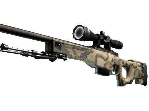 AWP | Snake Camo (Well-Worn) - Mil-Spec - Weapon - from The Dust Collection