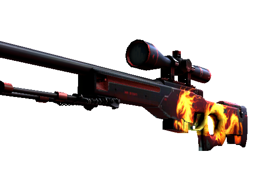 AWP | Wildfire (Well-Worn) - Covert - Weapon - from The CS20 Collection