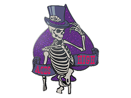 Aces High Pin - Exotic - Collectable Pin - from Collectible Pins Capsule Series 3