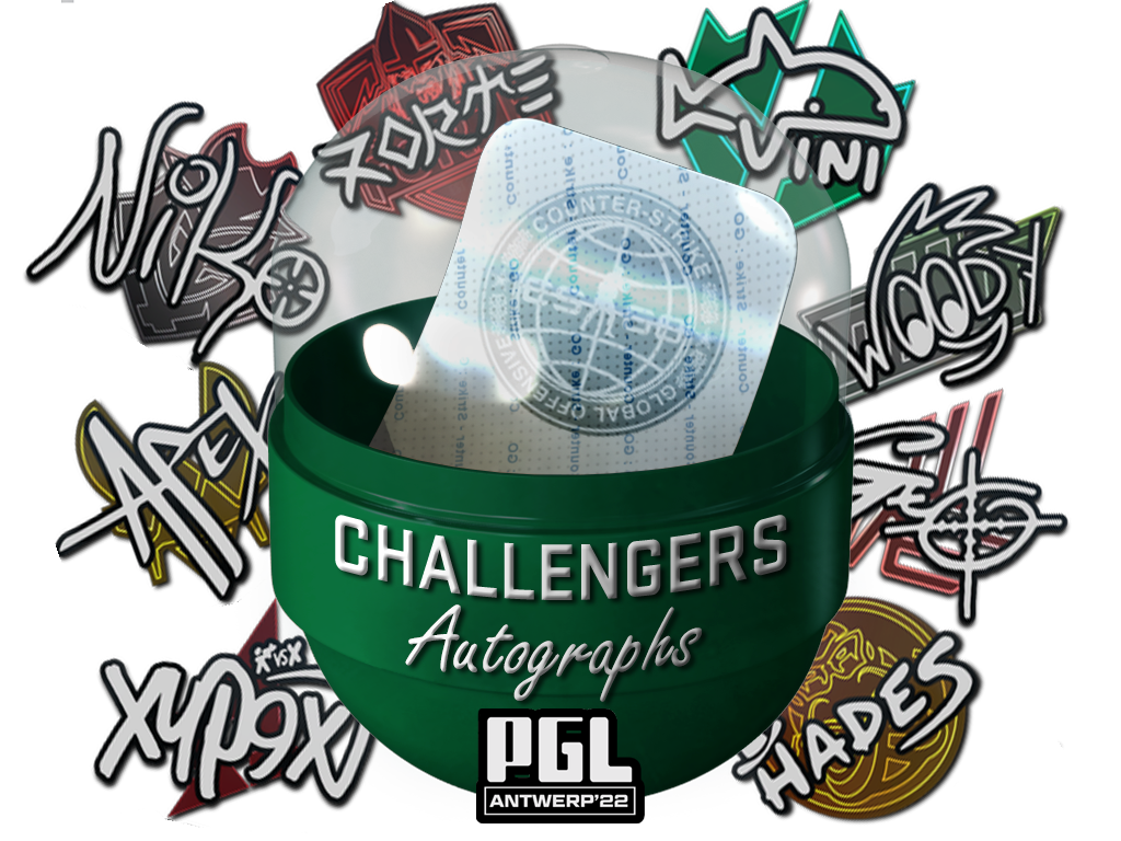 Antwerp 2022 Challengers Autograph Capsule - Container - from Antwerp 2022 Player Autographs