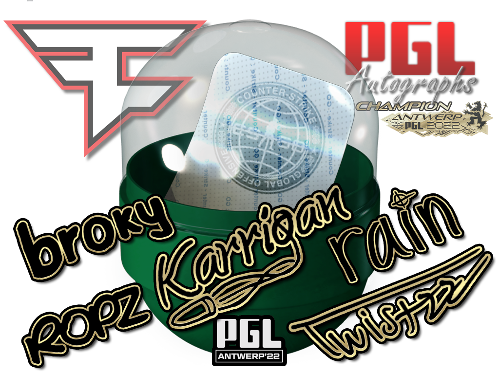 Antwerp 2022 Champions Autograph Capsule - Container - from Antwerp 2022 Player Autographs