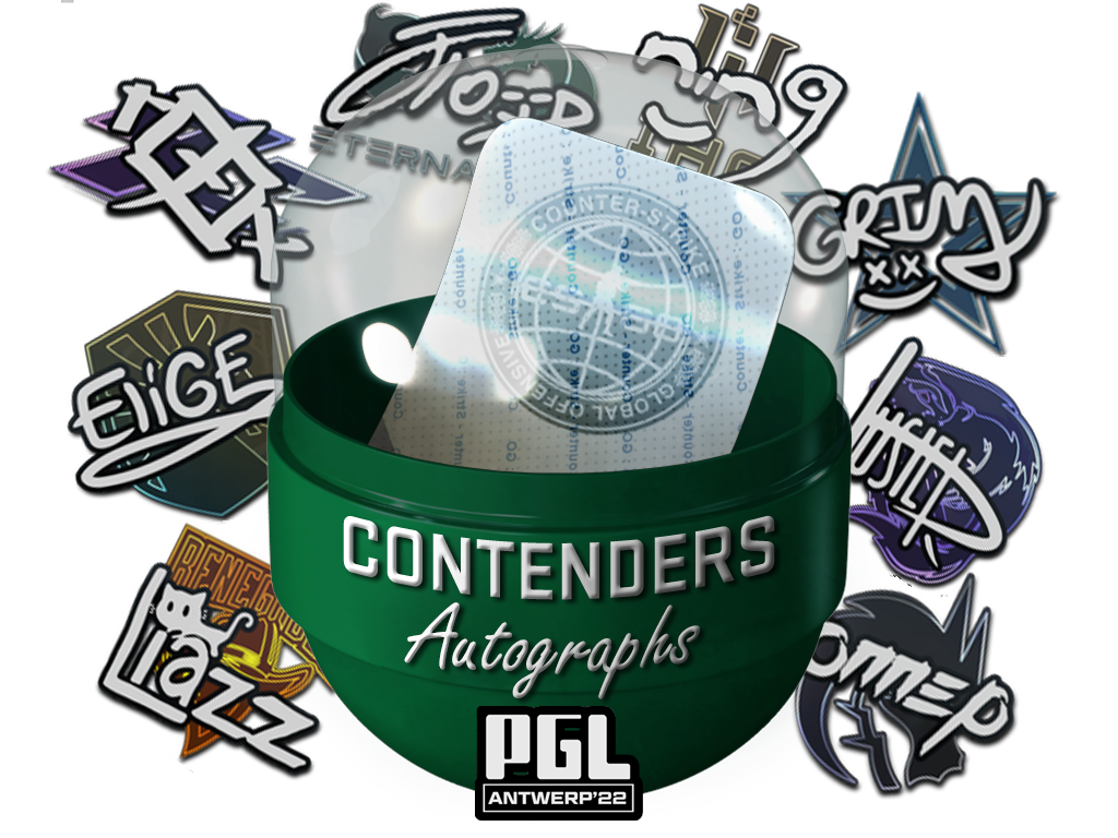 Antwerp 2022 Contenders Autograph Capsule - Container - from Antwerp 2022 Player Autographs