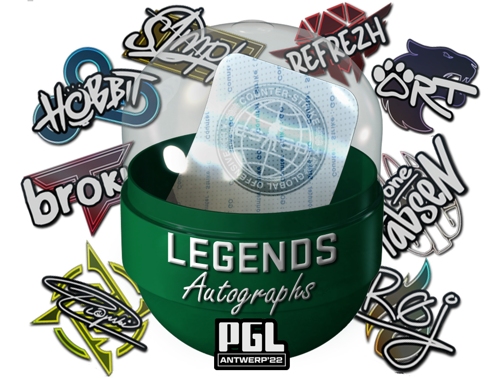 Antwerp 2022 Legends Autograph Capsule - Container - from Antwerp 2022 Player Autographs