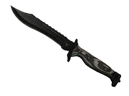 ★ Bowie Knife | Black Laminate (Battle-Scarred) - Covert - Knife - from The Wildfire Collection