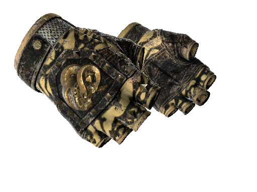 ★ Broken Fang Gloves | Yellow-banded (Battle-Scarred) - Gloves