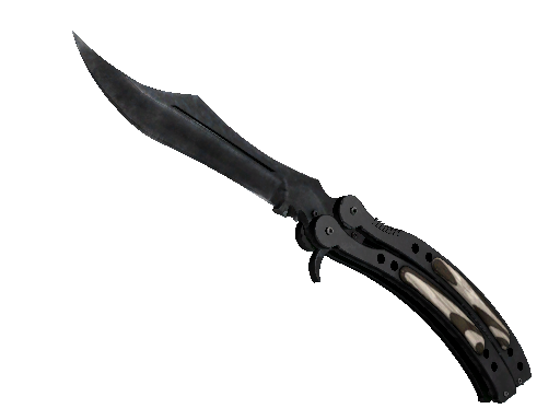 ★ Butterfly Knife | Black Laminate (Field-Tested) - Covert - Knife - from The Breakout Collection