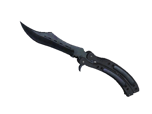 ★ Butterfly Knife | Blue Steel (Field-Tested) - Covert - Knife - from The Breakout Collection