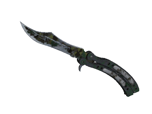 ★ Butterfly Knife | Boreal Forest (Battle-Scarred) - Covert - Knife - from The Breakout Collection