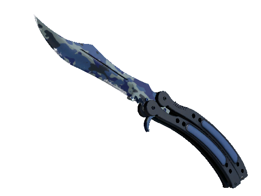 ★ Butterfly Knife | Bright Water (Well-Worn) - Covert - Knife - from The Breakout Collection