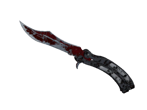 ★ Butterfly Knife | Crimson Web (Battle-Scarred) - Covert - Knife - from The Breakout Collection