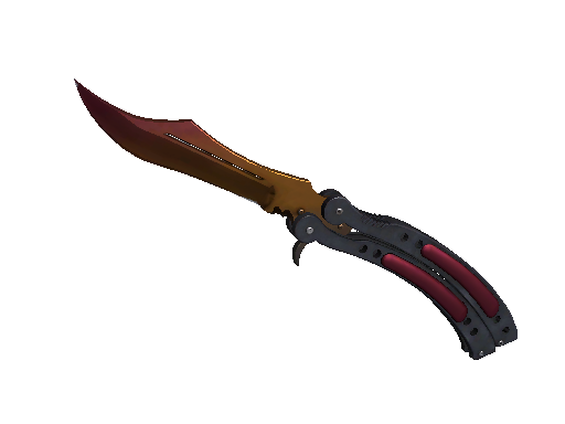 ★ Butterfly Knife | Fade (Minimal Wear) - Covert - Knife - from The Breakout Collection