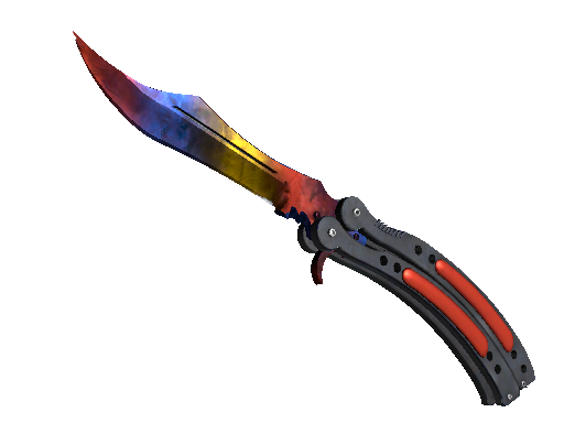 ★ Butterfly Knife | Marble Fade (Minimal Wear) - Covert - Knife - from The Breakout Collection