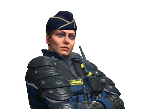 Chef d'Escadron Rouchard | Gendarmerie Nationale - Agent - from Operation Riptide Agents