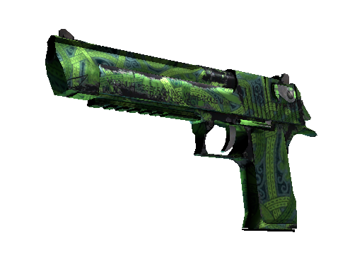 Desert Eagle | Emerald Jörmungandr (Well-Worn) - Restricted - Weapon - from The Norse Collection
