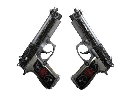 Dual Berettas | Balance (Well-Worn) - Mil-Spec - Weapon - from The Shattered Web Collection