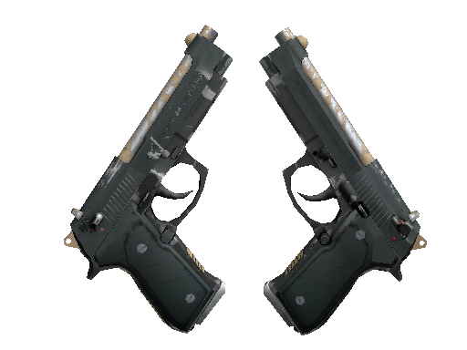 Dual Berettas | Contractor (Well-Worn) - Consumer Grade - Weapon - from The Safehouse Collection