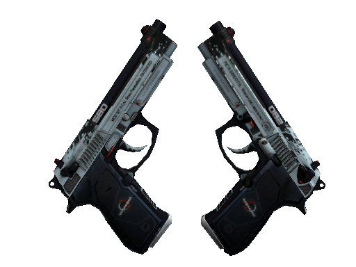 Dual Berettas | Dezastre (Battle-Scarred) - Restricted - Weapon - from The Operation Broken Fang Collection