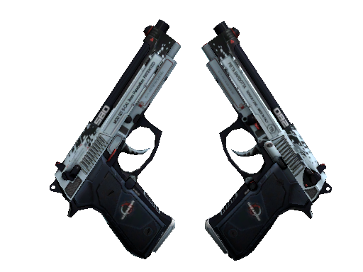 Dual Berettas | Dezastre (Field-Tested) - Restricted - Weapon - from The Operation Broken Fang Collection