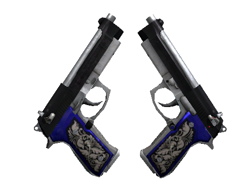 Dual Berettas | Duelist (Well-Worn) - Restricted - Weapon - from The Chop Shop Collection