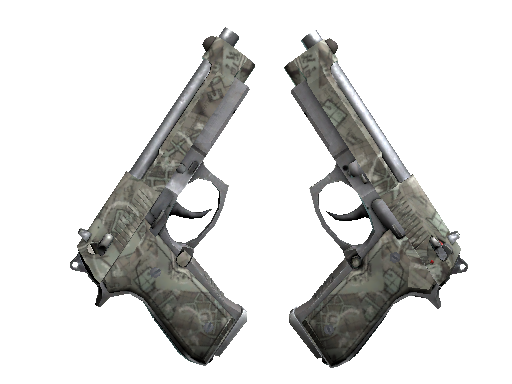 Dual Berettas | Heist (Minimal Wear) - Consumer Grade - Weapon - from The Havoc Collection