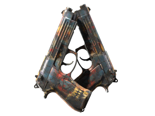 Dual Berettas | Hideout (Field-Tested) - Mil-Spec - Weapon - from The Kilowatt Collection