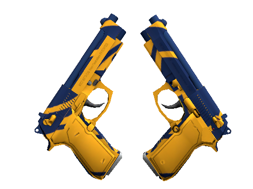 Dual Berettas | Marina (Minimal Wear) - Restricted - Weapon - from The Winter Offensive Collection