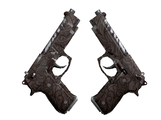 Dual Berettas | Pyre (Well-Worn) - Industrial Grade - Weapon - from The Norse Collection