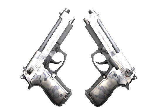 Dual Berettas | Stained (Minimal Wear) - Industrial Grade - Weapon - from The Italy Collection