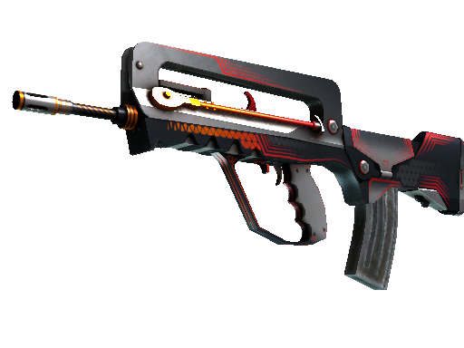 FAMAS | Valence (Well-Worn) - Restricted - Weapon - from The Wildfire Collection
