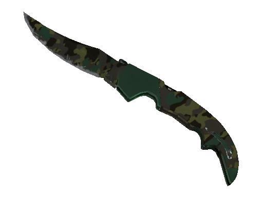 ★ Falchion Knife | Boreal Forest (Well-Worn) - Covert - Knife - from The Falchion Collection