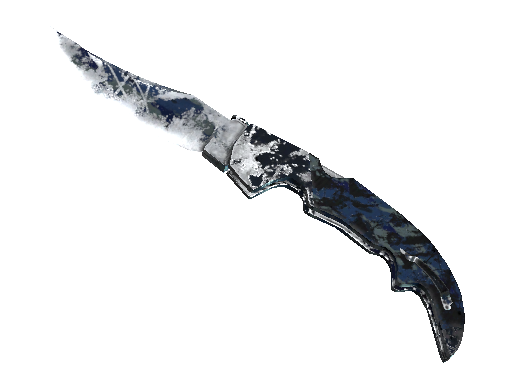 ★ Falchion Knife | Bright Water (Battle-Scarred) - Covert - Knife - from The Falchion Collection