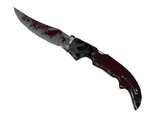 ★ Falchion Knife | Crimson Web (Battle-Scarred) - Covert - Knife - from The Falchion Collection