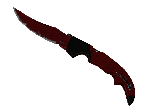 ★ Falchion Knife | Crimson Web (Well-Worn) - Covert - Knife - from The Falchion Collection