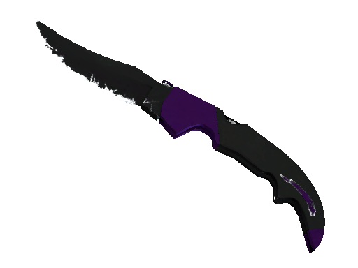 ★ Falchion Knife | Ultraviolet (Well-Worn) - Covert - Knife - from The Falchion Collection