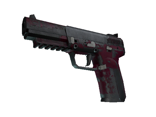 Five-SeveN | Crimson Blossom (Battle-Scarred) - Mil-Spec - Weapon - from The St. Marc Collection