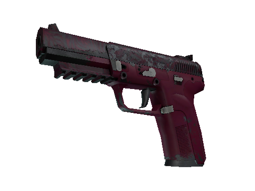 Five-SeveN | Crimson Blossom (Well-Worn) - Mil-Spec - Weapon - from The St. Marc Collection
