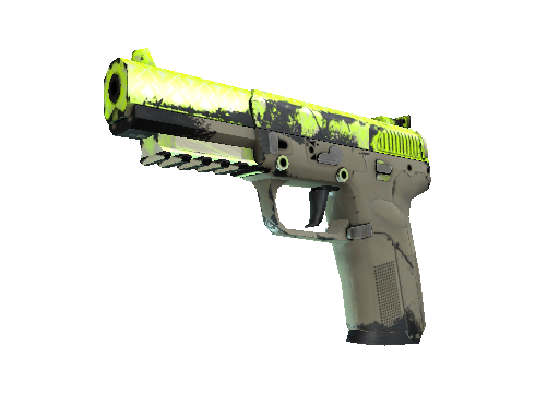 Five-SeveN | Neon Kimono (Well-Worn) - Restricted - Weapon - from The Rising Sun Collection