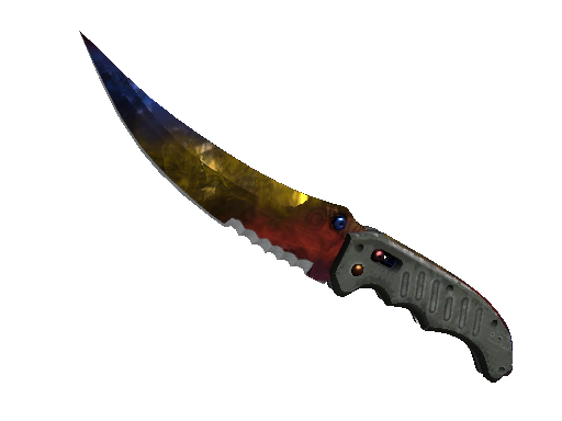 ★ Flip Knife | Marble Fade (Minimal Wear) - Covert - Knife