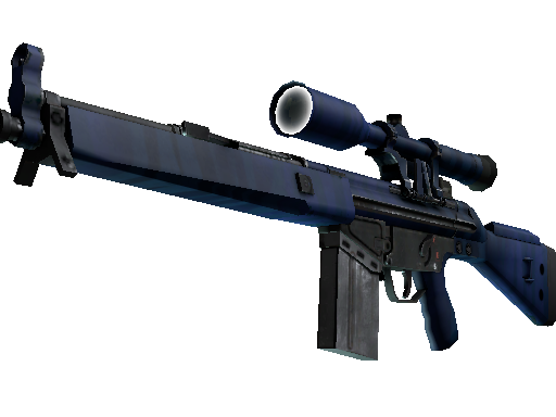 G3SG1 | Azure Zebra (Minimal Wear) - Mil-Spec - Weapon - from The eSports 2013 Winter Collection