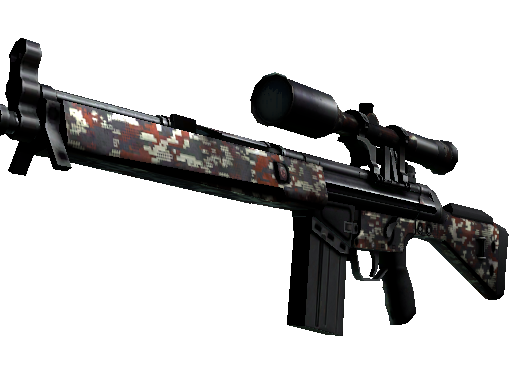 G3SG1 | Digital Mesh (Battle-Scarred) - Mil-Spec - Weapon - from The Operation Broken Fang Collection