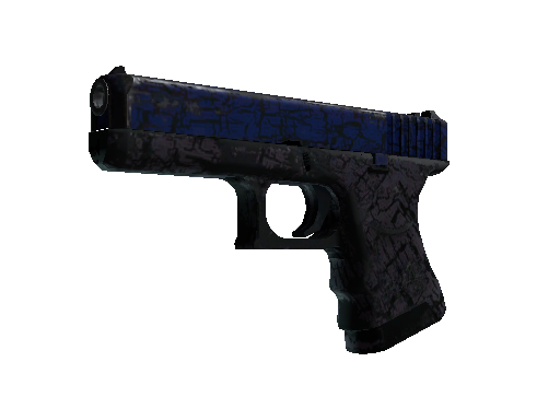 Glock-18 | Blue Fissure (Battle-Scarred) - Mil-Spec - Weapon - from The Arms Deal 3 Collection