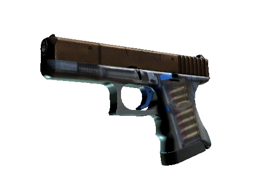 Glock-18 | Clear Polymer (Battle-Scarred) - Mil-Spec - Weapon - from The Snakebite Collection