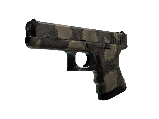 Glock-18 | Death Rattle (Well-Worn) - Industrial Grade - Weapon - from The Bank Collection